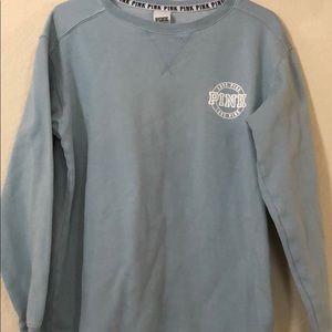 Teal Victoria Secret Pink sweatshirt